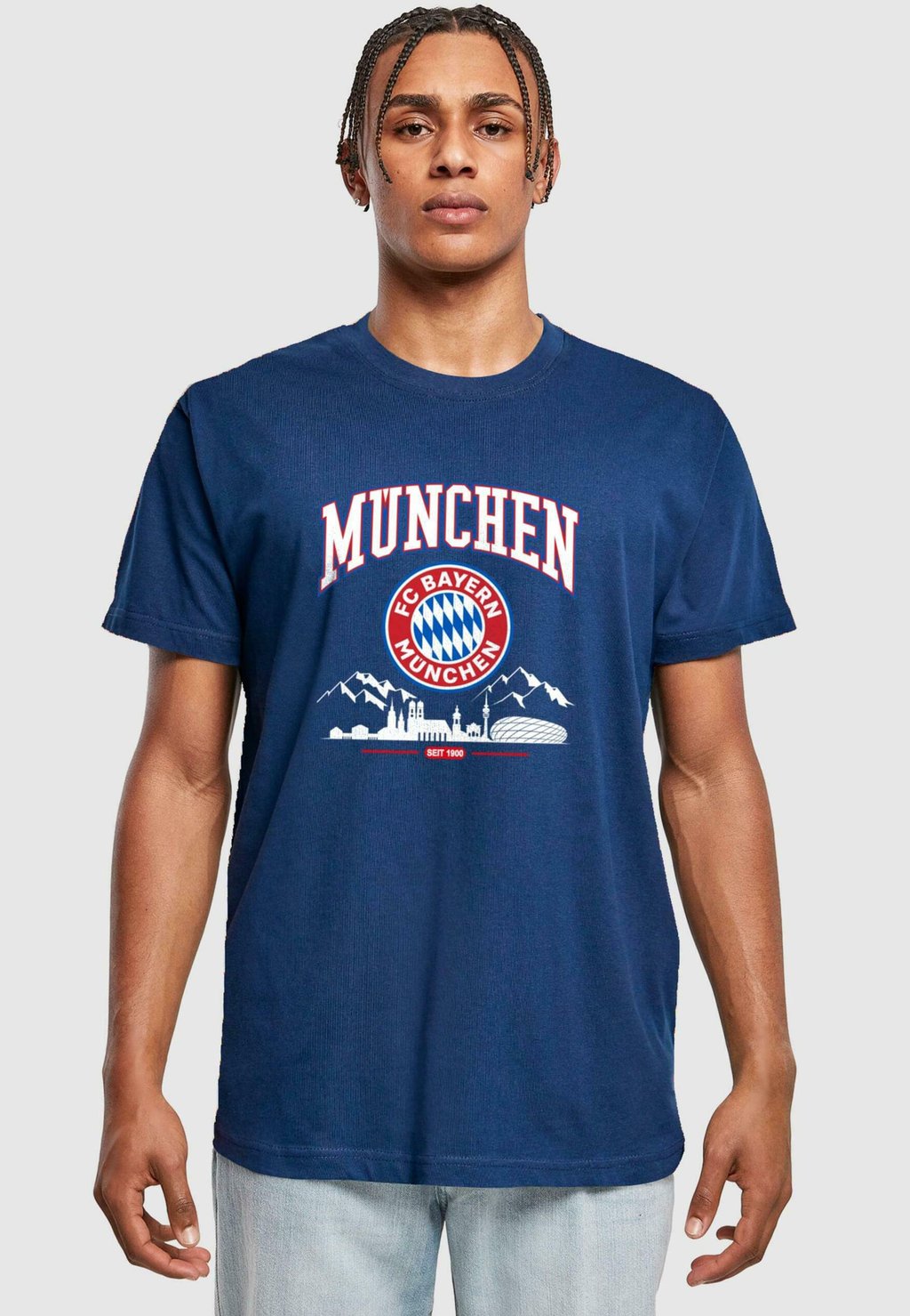 

Team Skyline Round Neck FC Bayern München, цвет light navy