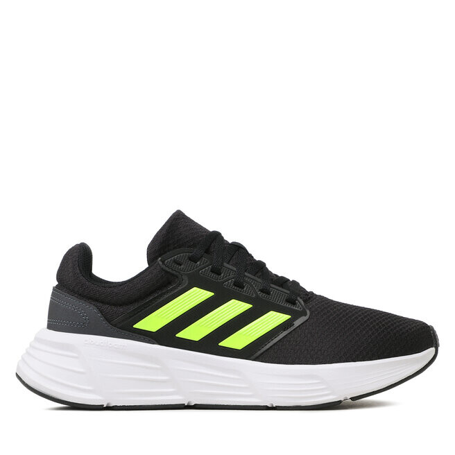 

Кроссовки adidas Galaxy 6 IE1974 Core Black/Lucid Lemon/Black Blue Met., черный, Серый
