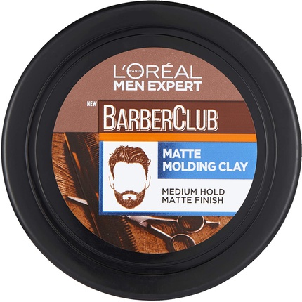 L'Oreal Men Expert Barber Club Matt Clay Матовое формование для укладки волос 75 мл