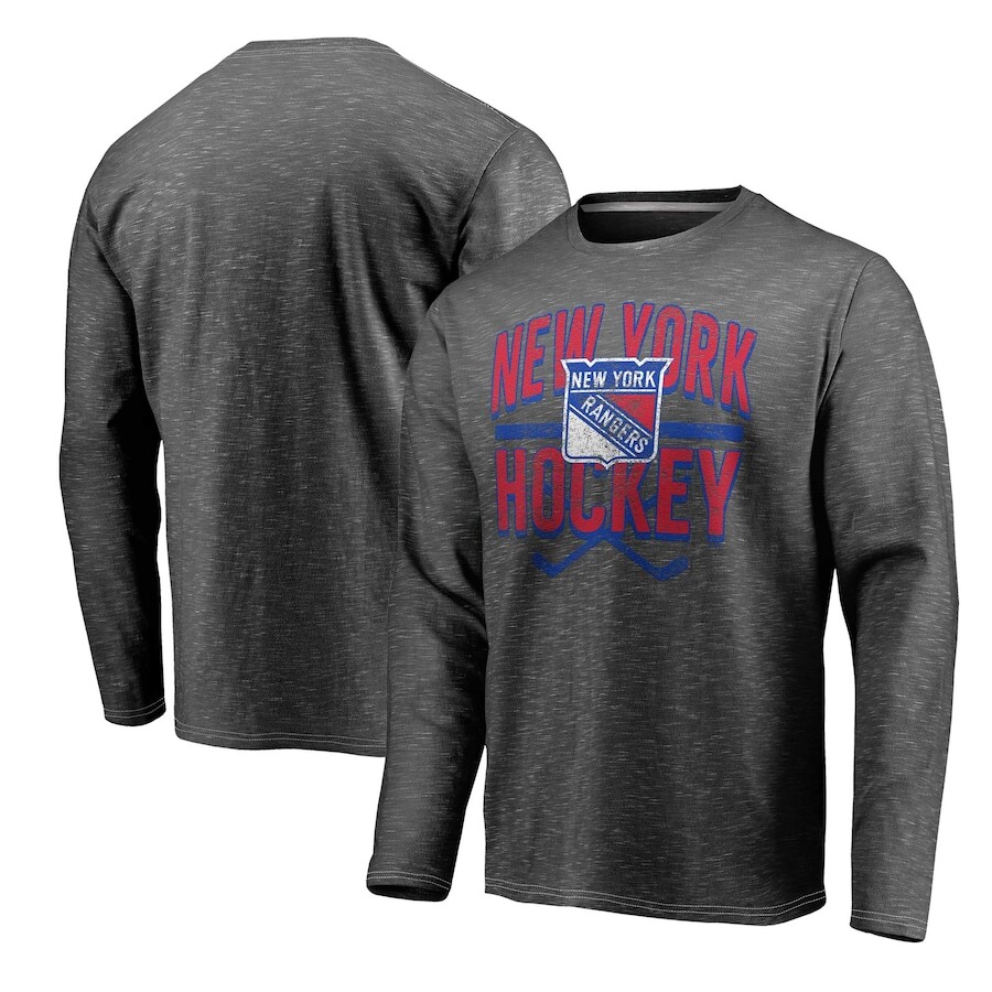 

Футболка с длинным рукавом Fanatics Branded New York Rangers, серый