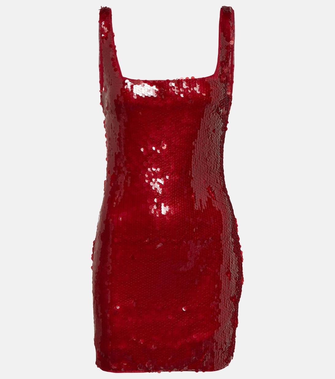 Мини-платье eclipse с пайетками Staud, красный