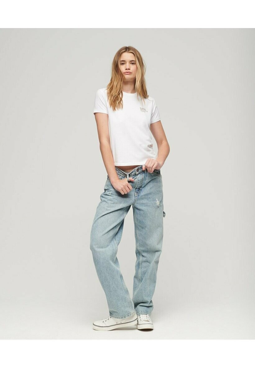 

Футболка с принтом LUXE GRAPHIC Superdry, цвет brilliant white