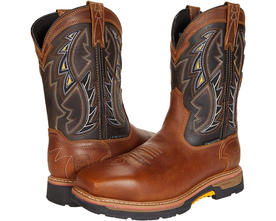 Ботинки Dan Post Warrior - Composite Toe, цвет Brown Leather ботинки dan post storms eye waterproof composite toe eh цвет brown orange