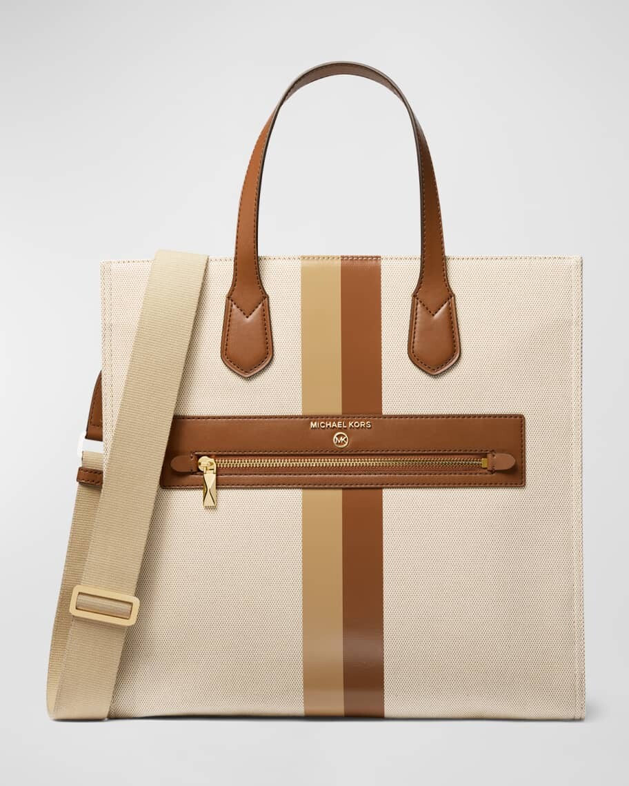 

Большая парусиновая большая сумка Kempner North-South MICHAEL Michael Kors