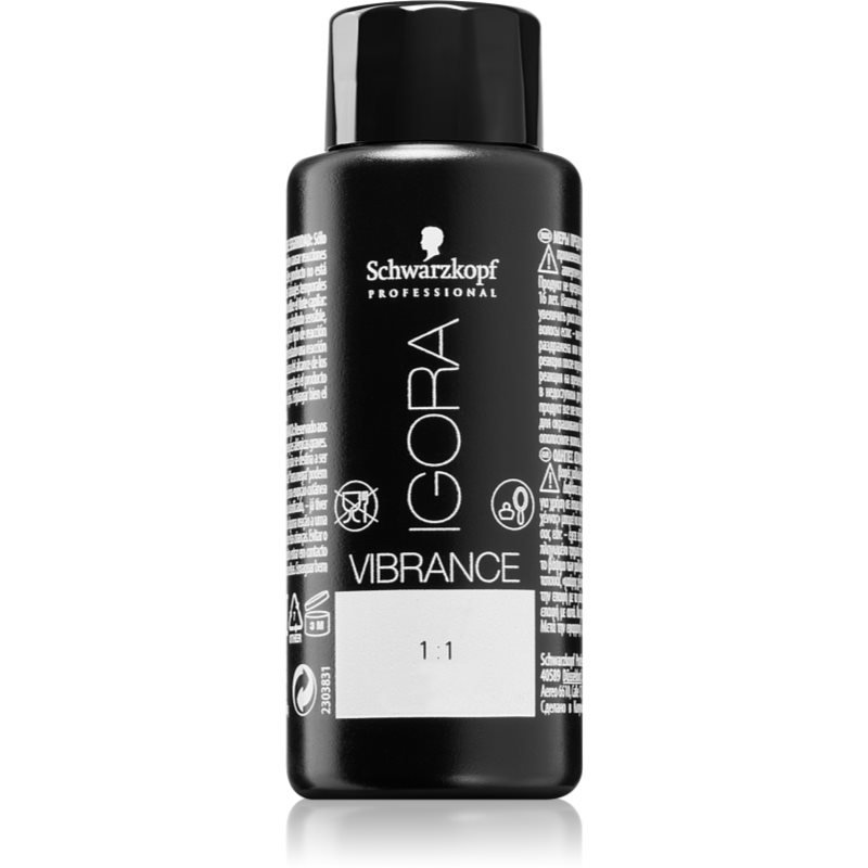 

Schwarzkopf Professional IGORA Vibrance демиперманентная краска для волос оттенок 9,5-46 Бежевый шоколадный тонер 60 мл