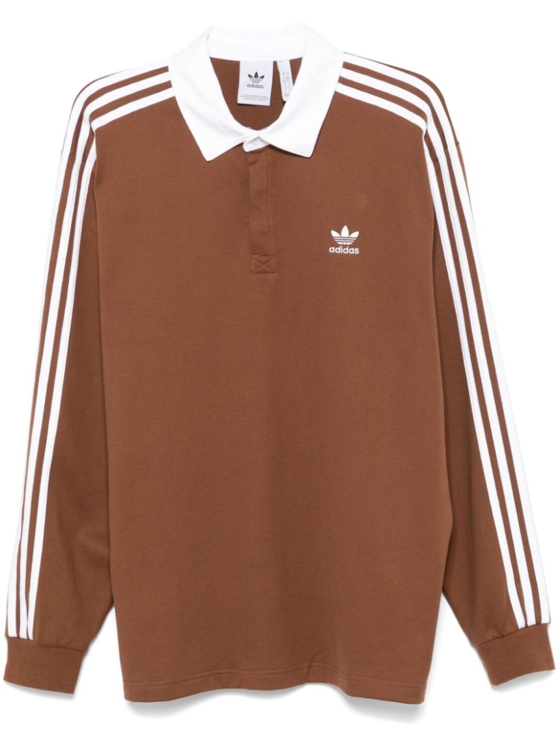 

Рубашка-поло adidas Adicolor Rugby, коричневый