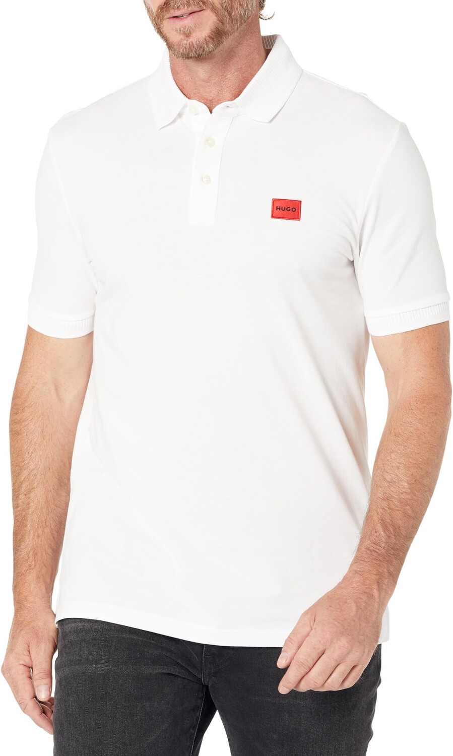 

Рубашка-поло Dereso232 Polo Shirt BOSS, цвет Cloud White