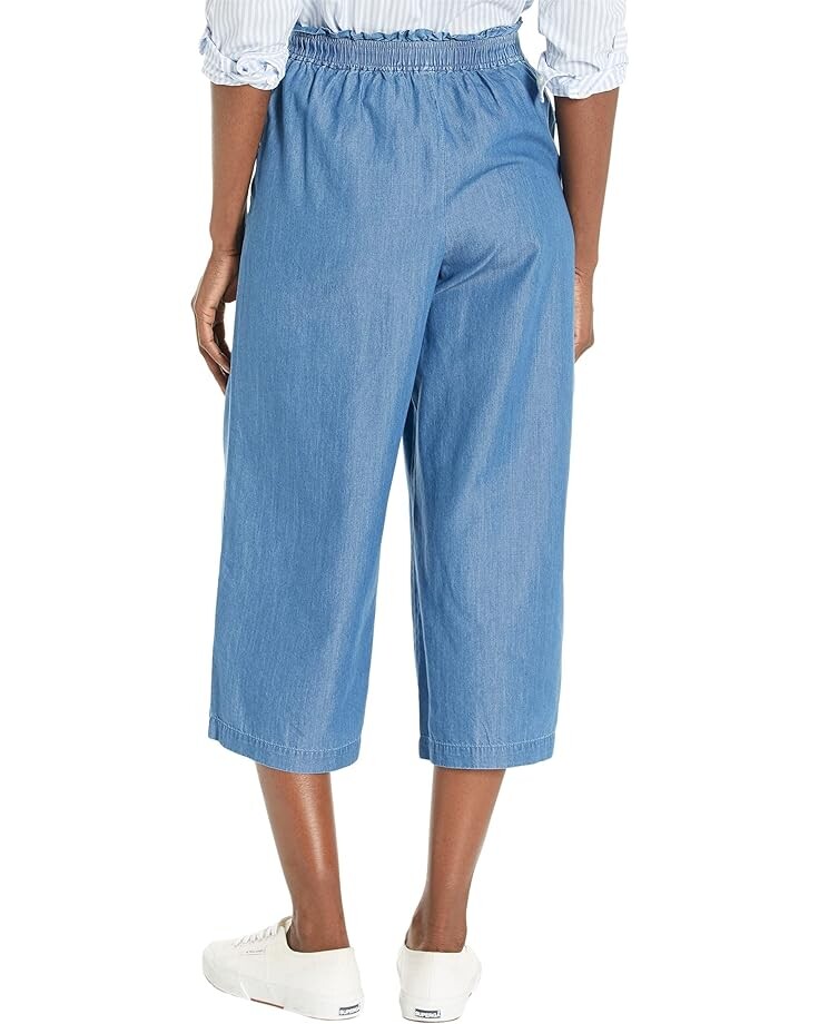 

Брюки Michael Kors Wide Leg Tie Front Pants, цвет Light Cadet Wash