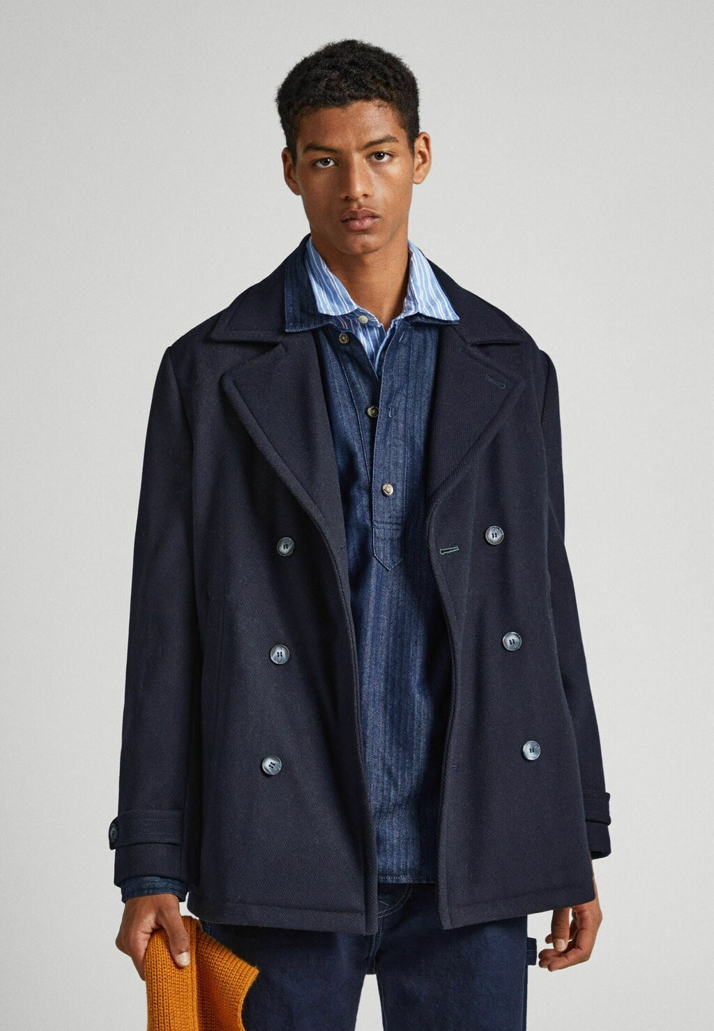 

Короткое пальто Bart Pepe Jeans, цвет dulwich blue