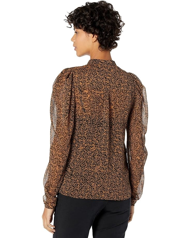 

Блуза Ted Baker Ammbre Exaggerated Shoulder Blouse, цвет Light Brown