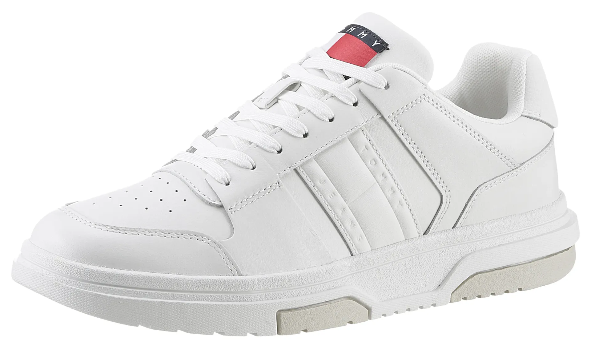 

Кроссовки Tommy Jeans "TJM LEATHER CUPSOLE 2.0", Ecru
