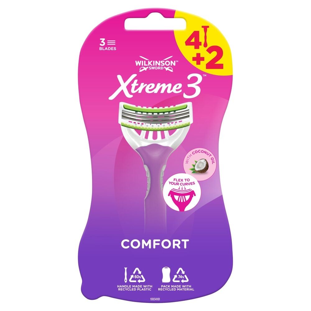 

Wilkinson Xtreme3 Comfort женская бритва, 6 шт.