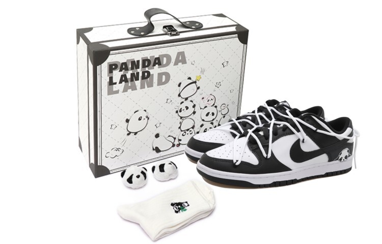 

Кроссовки Panda Nike Dunk, черный/белый