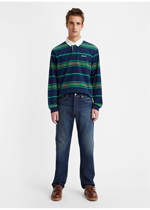 

Темно-синие мужские джинсовые брюки Levis