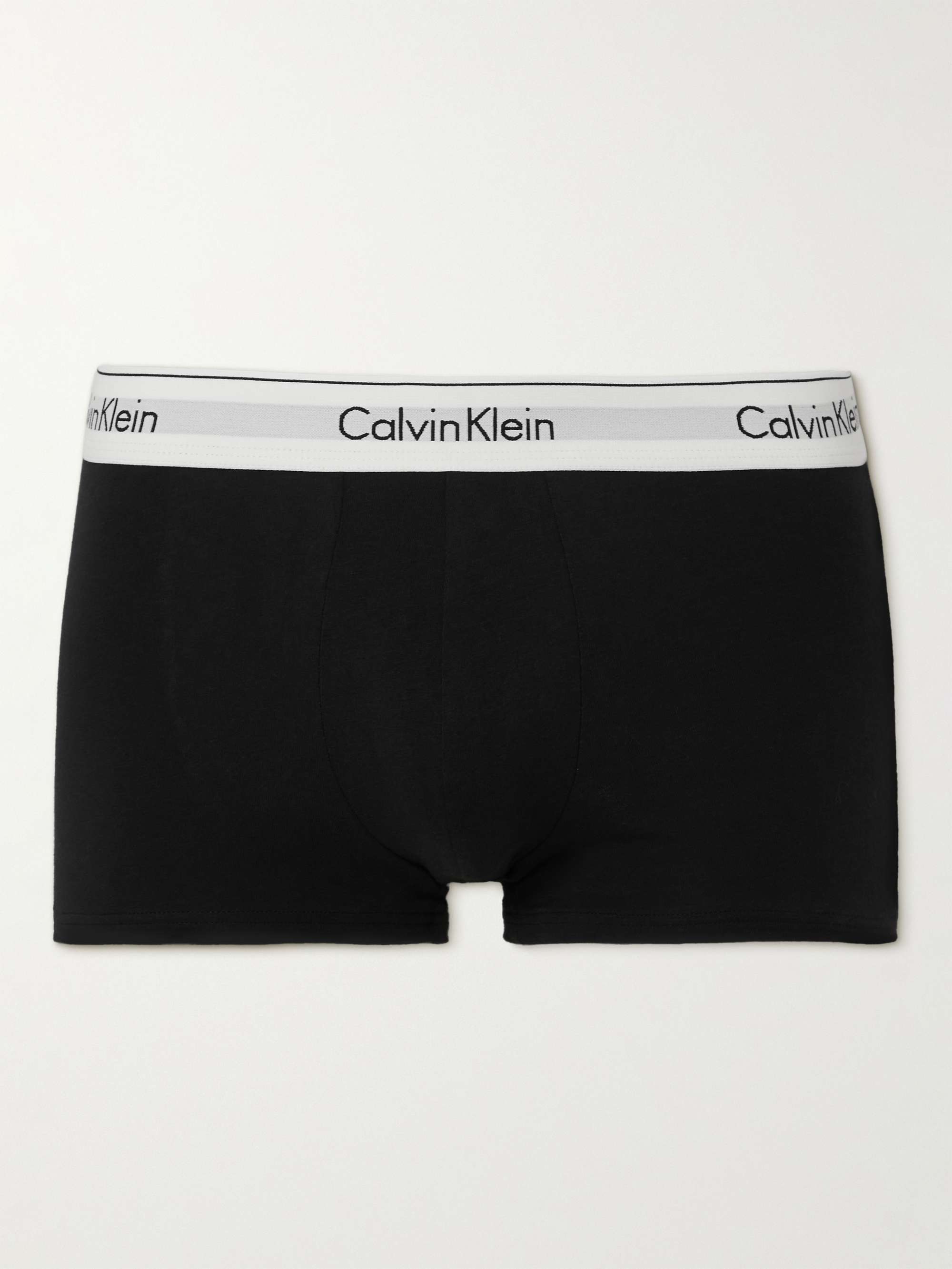 

Комплект из трех трусов-боксеров из эластичного хлопка CALVIN KLEIN UNDERWEAR, черный