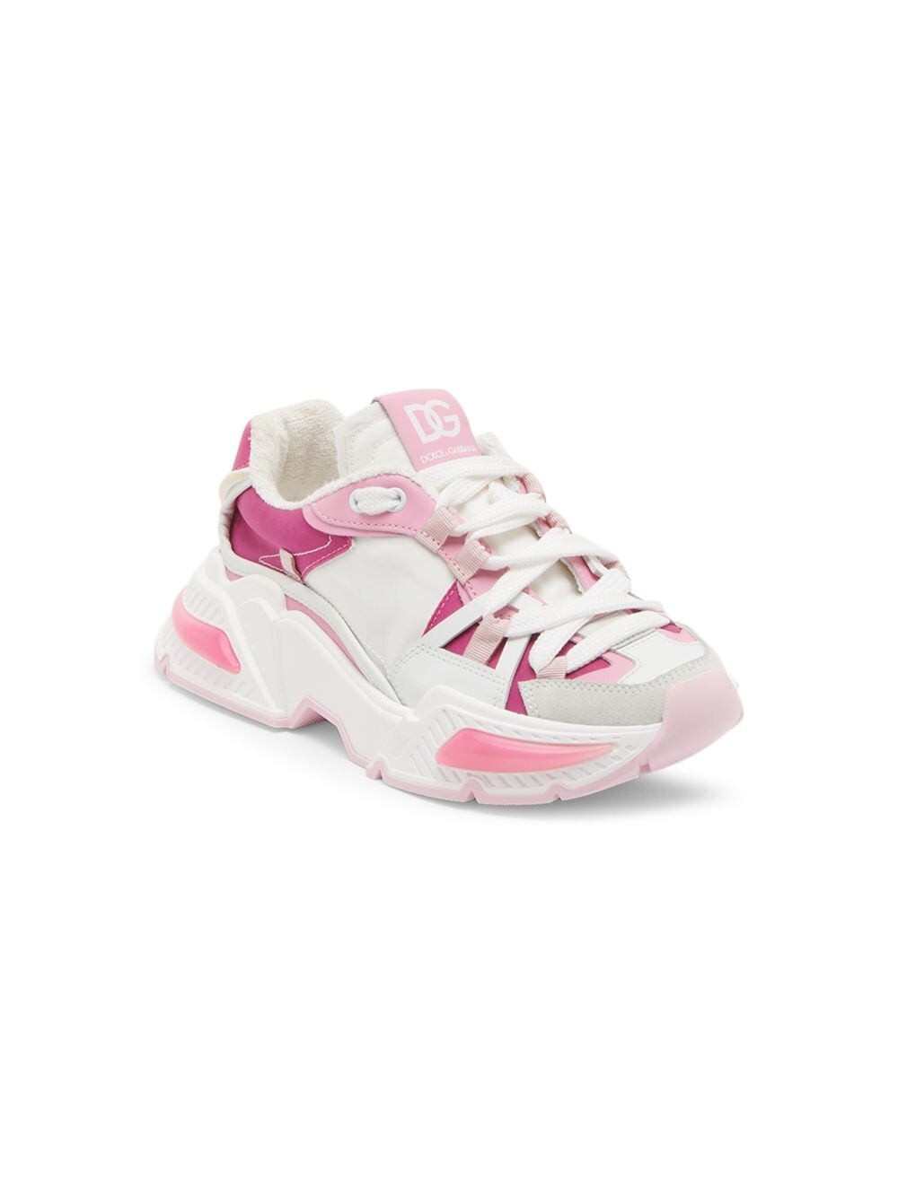 

Многослойные кроссовки Little Kid's & Kid's с логотипом DOLCE&GABBANA, белый