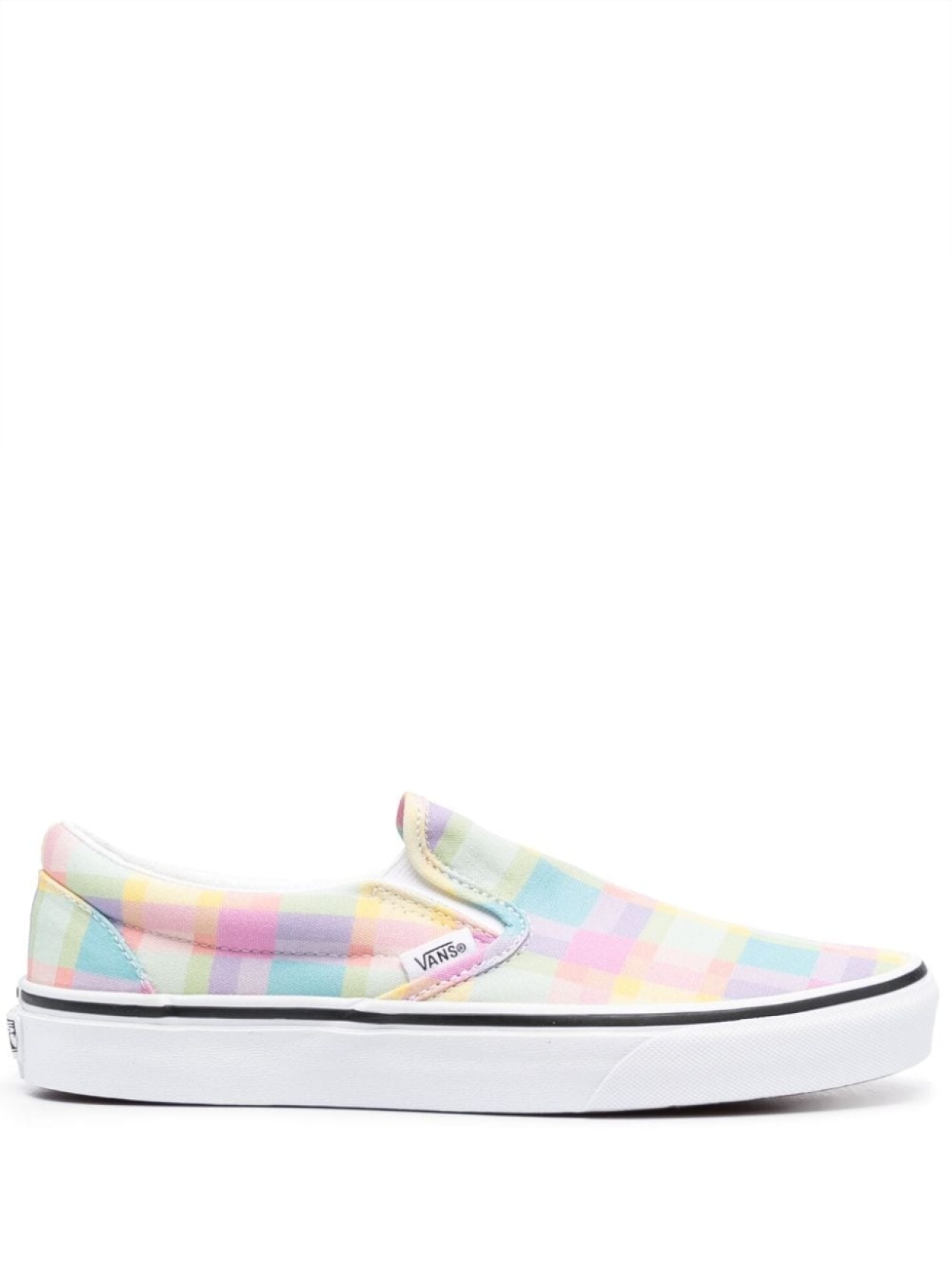 

Vans слипоны Slip-On в клетку, желтый