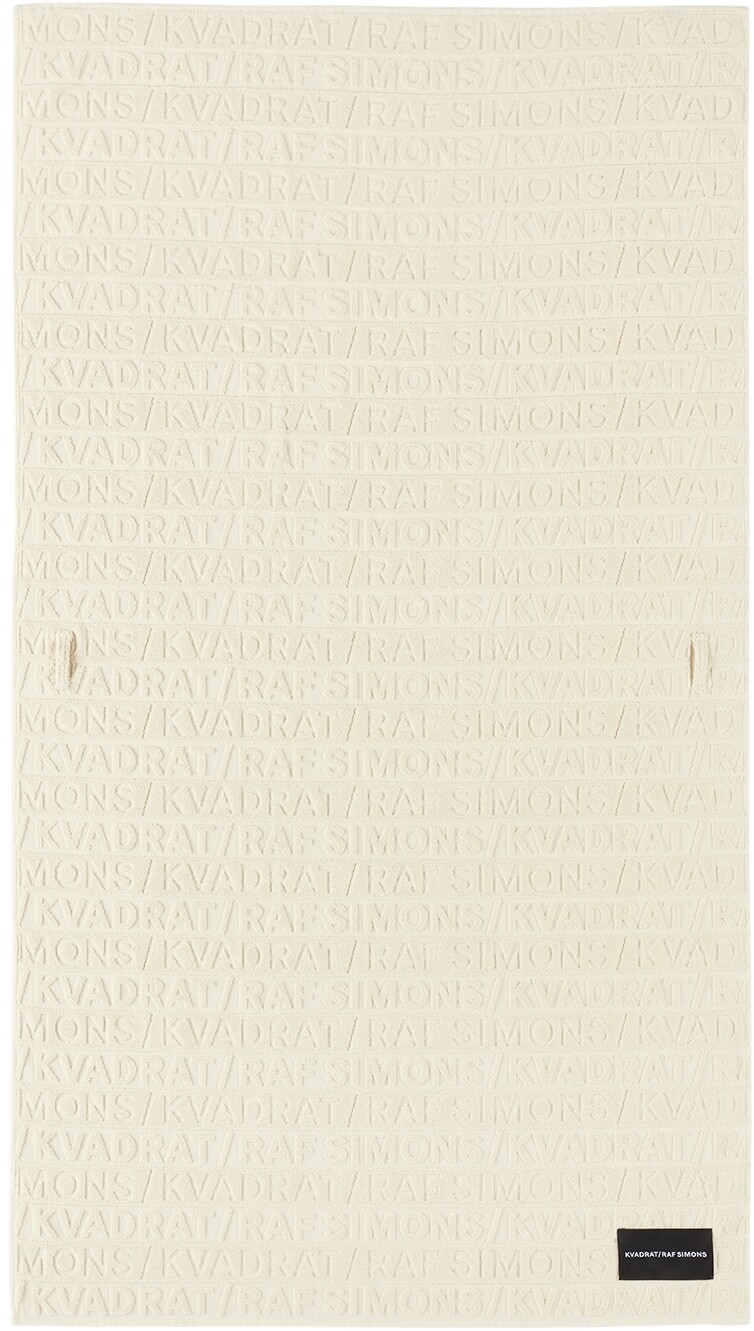 

Off-White пляжное полотенце Kvadrat/Raf Simons