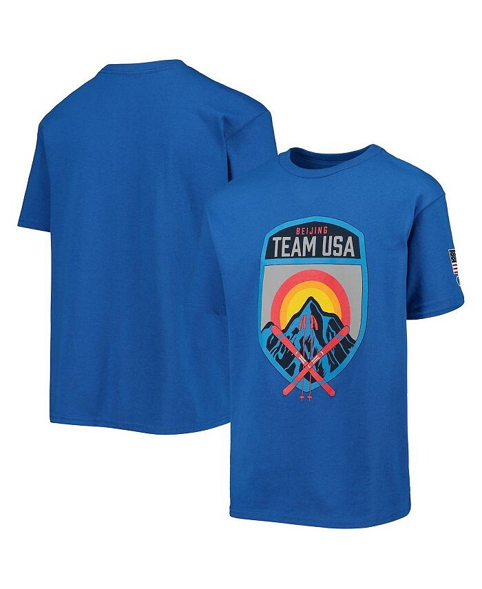 

Футболка Big Boys Royal Team USA для кроссовых лыж Outerstuff, синий