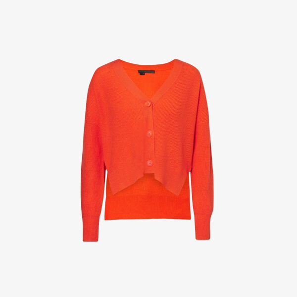 

Кашемировый вязаный кардиган свободного кроя bridget 360 Cashmere, цвет persimmon
