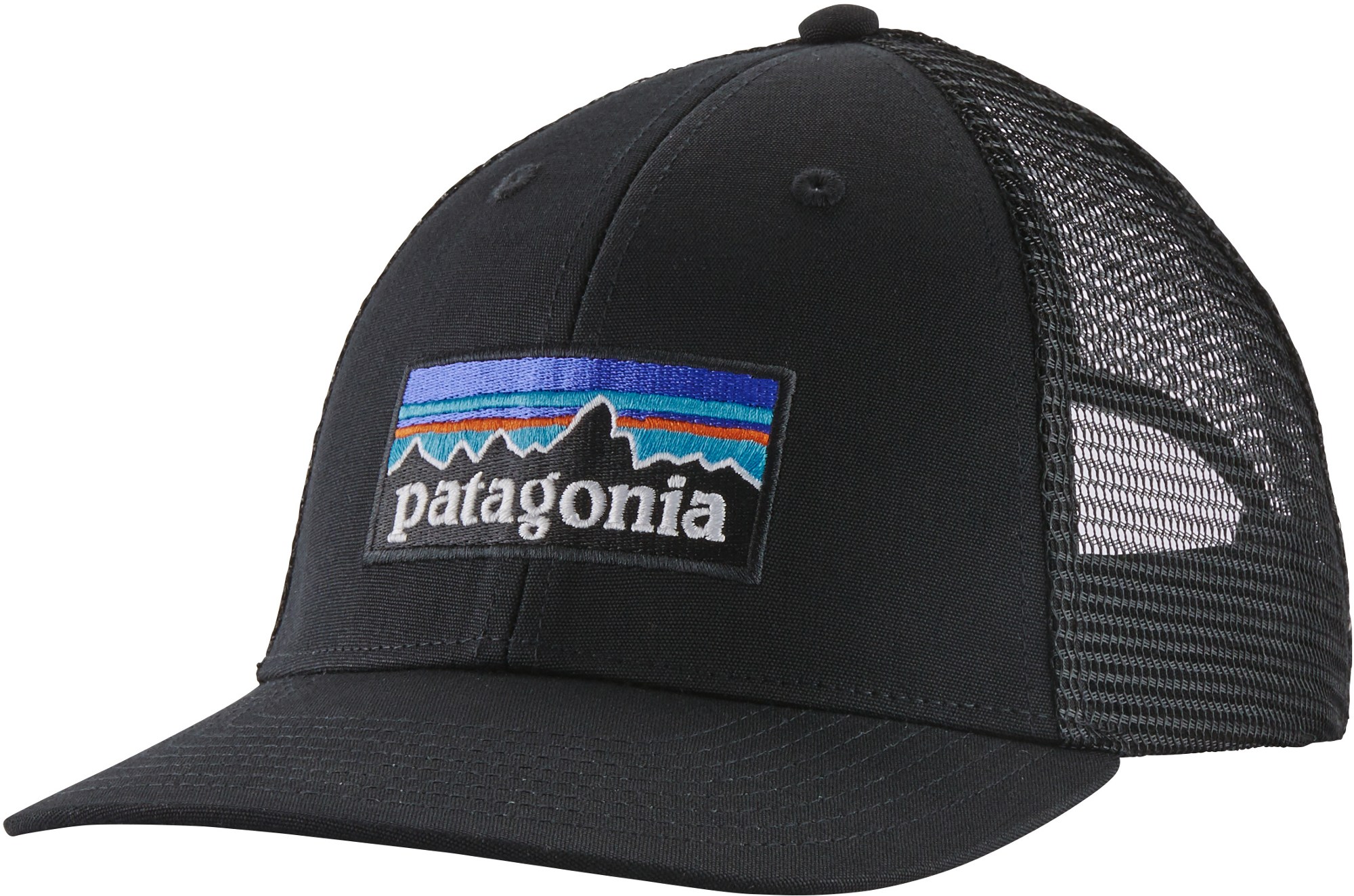 цена Кепка дальнобойщика с логотипом P-6 LoPro Patagonia, черный