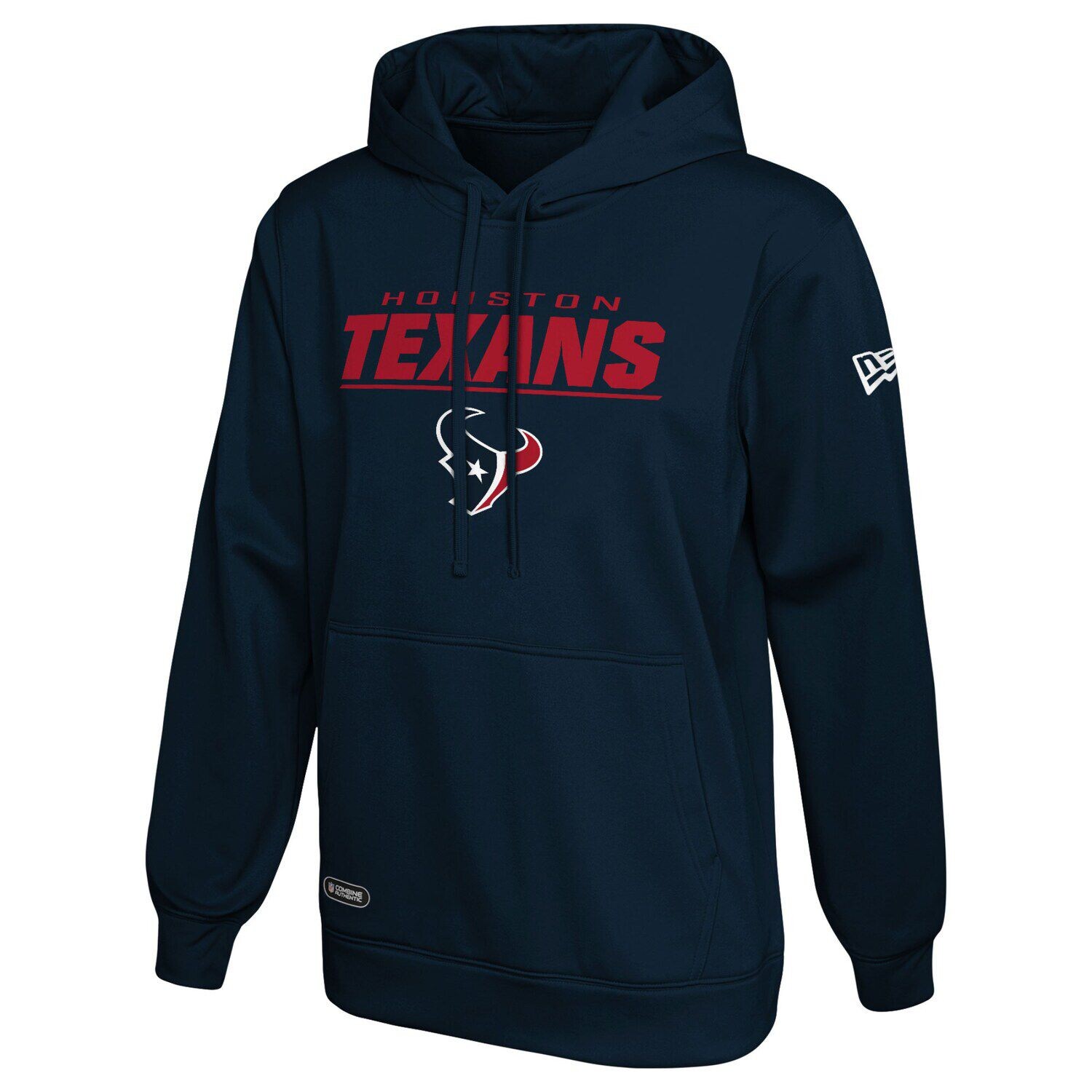 

Мужской темно-синий пуловер с капюшоном Houston Texans Joint Authentic Stated Logo New Era