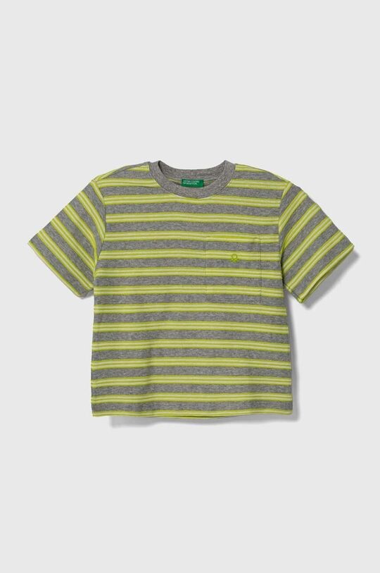 

United Colors of Benetton Детская хлопковая футболка, серый