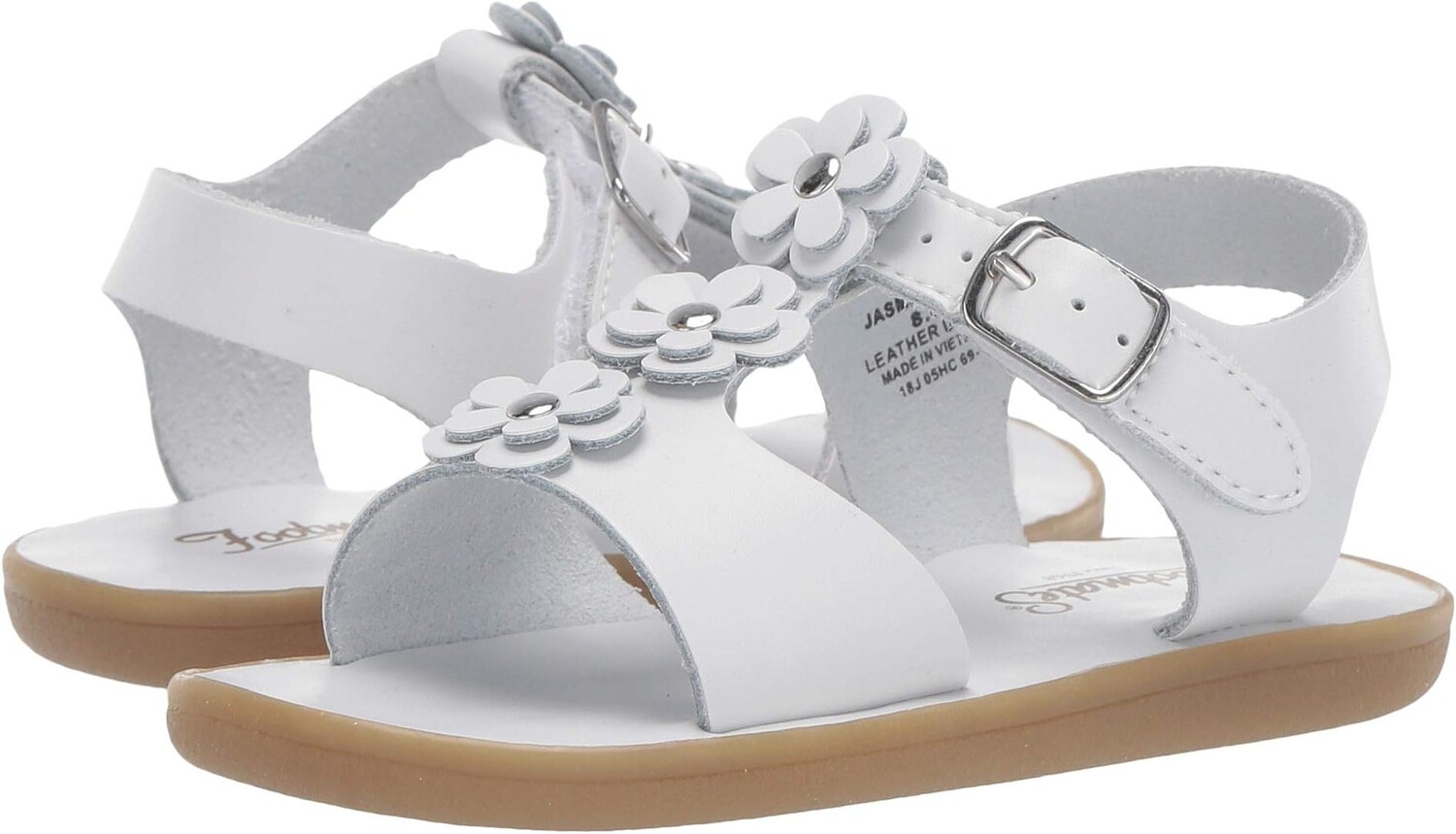 

Сандалии на плоской подошве Jasmine FootMates, белый