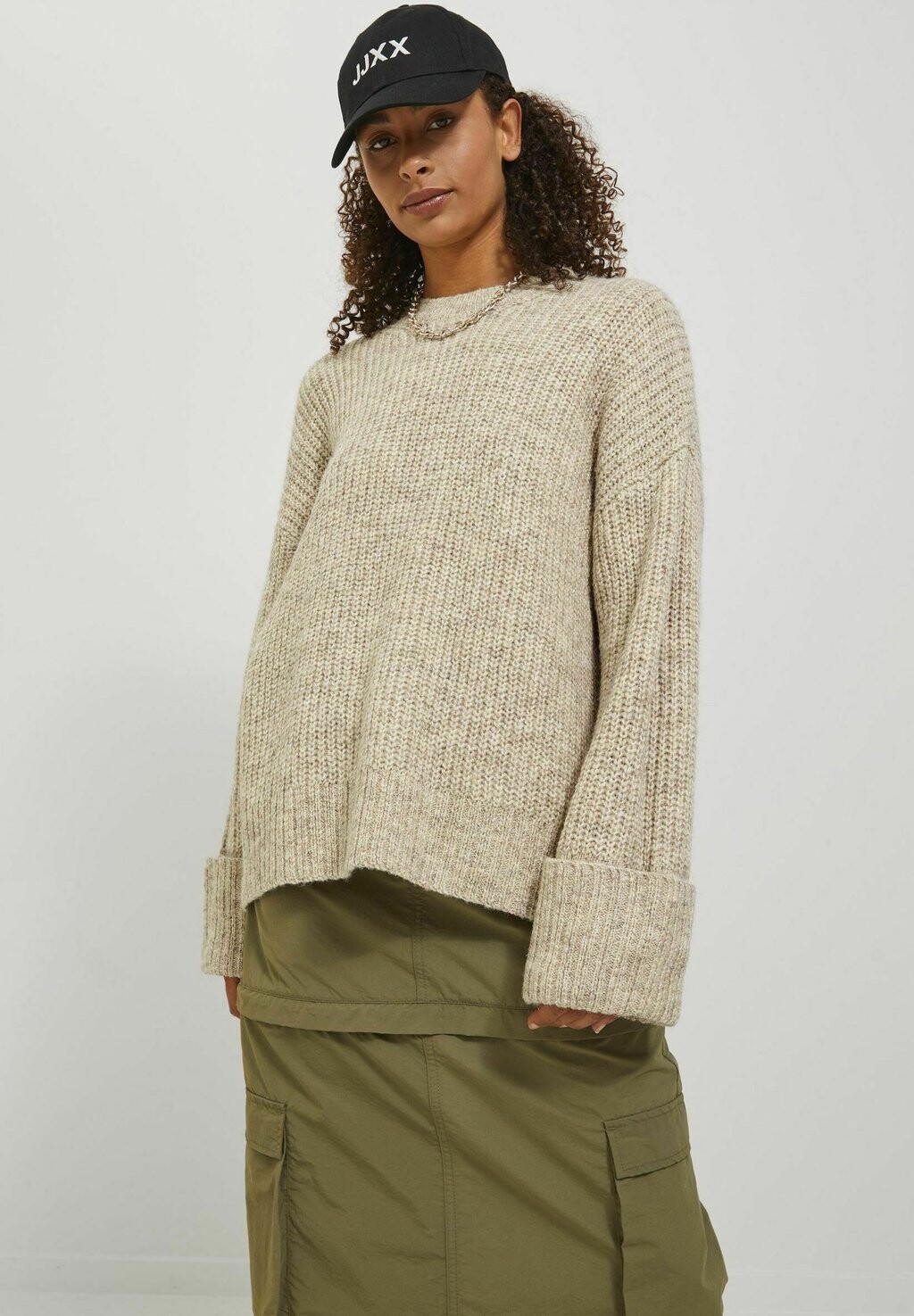 

Свитшот JJXX JXELLINORA CREW NECK, цвет cloud dancer