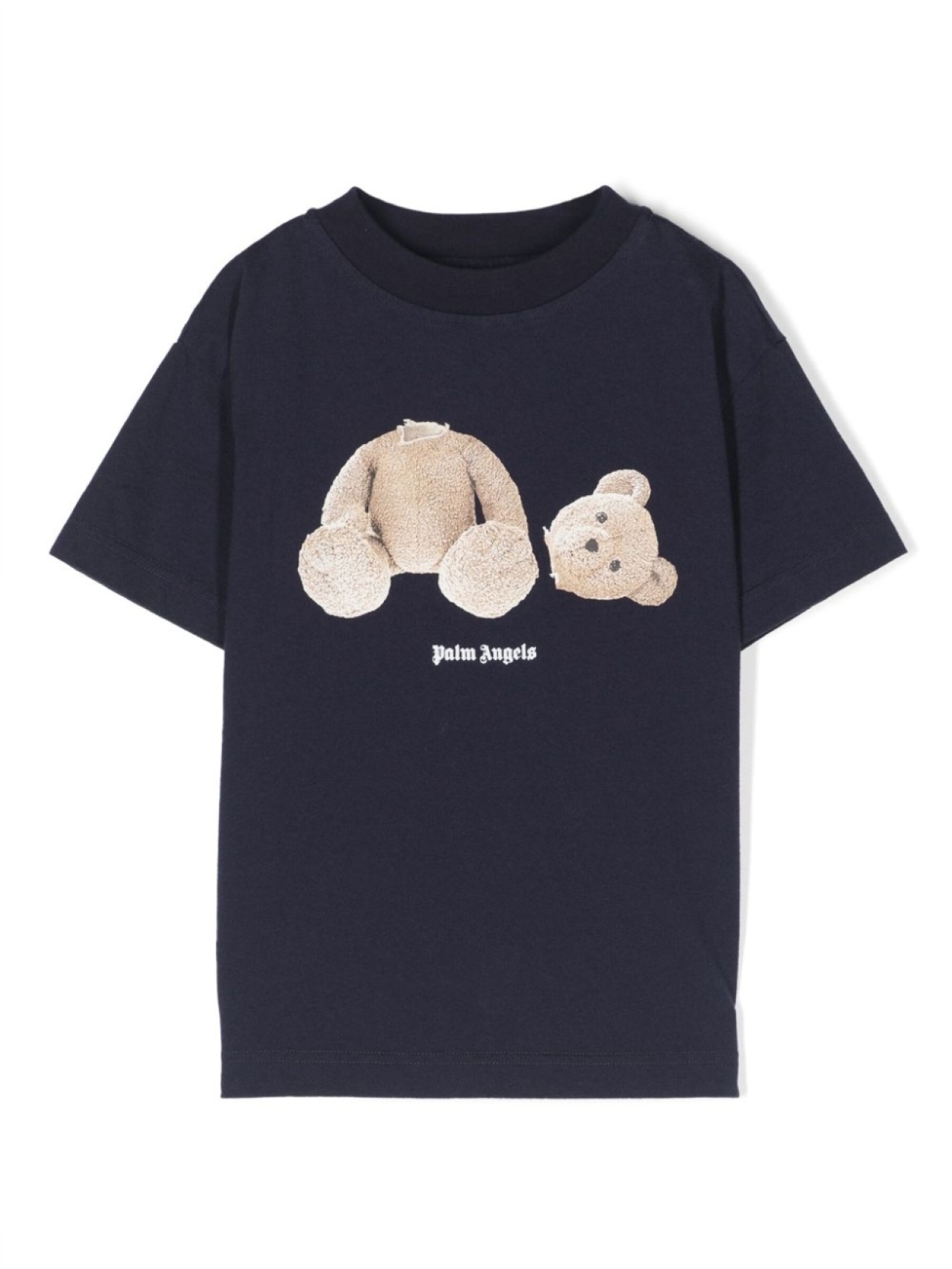 

Palm Angels Kids футболка с принтом Teddy Bear, синий