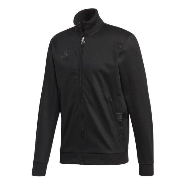 Куртка Men's adidas Solid Color Zipper Stand Collar Jacket Black, черный
