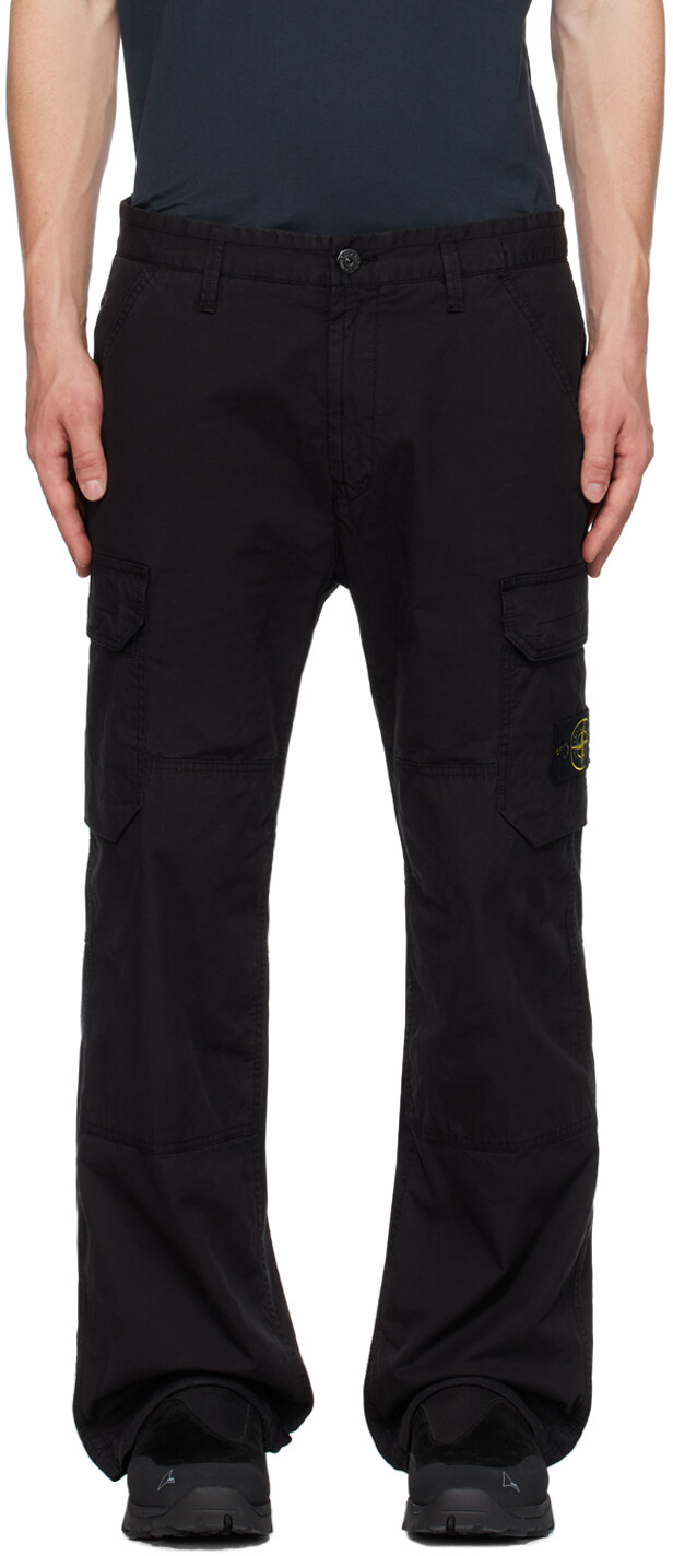 

Черные брюки-карго 32710 Stone Island, Черный