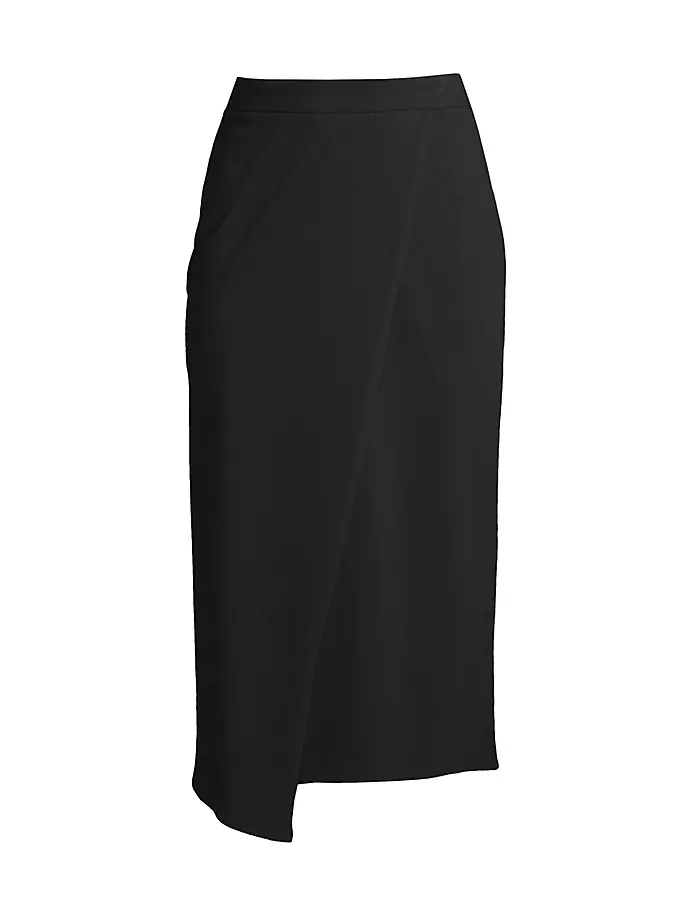 Каскадная юбка-трапеция Nic+Zoe, Petites, черный цена и фото