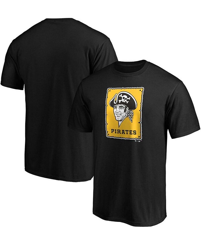 

Мужская черная футболка Pittsburgh Pirates Cooperstown Collection Forbes Team Fanatics, черный