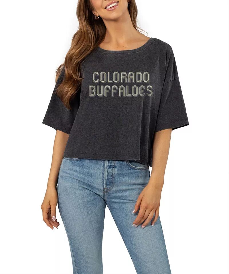 Chika-d Женская футболка Colorado Buffaloes Черная Саншайн chika d женская футболка colorado buffaloes черная саншайн