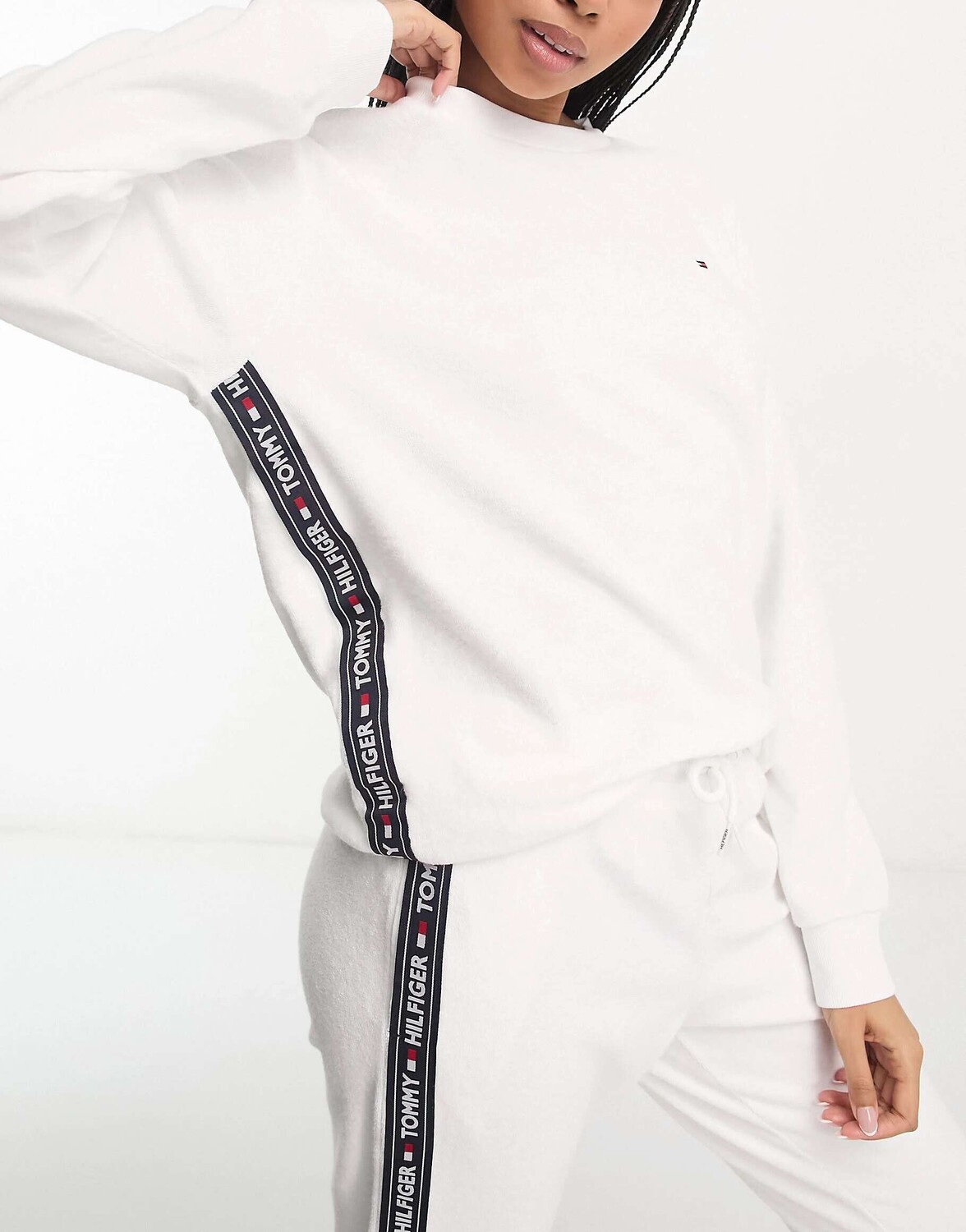 

Белая толстовка для отдыха Tommy Hilfiger, Белый