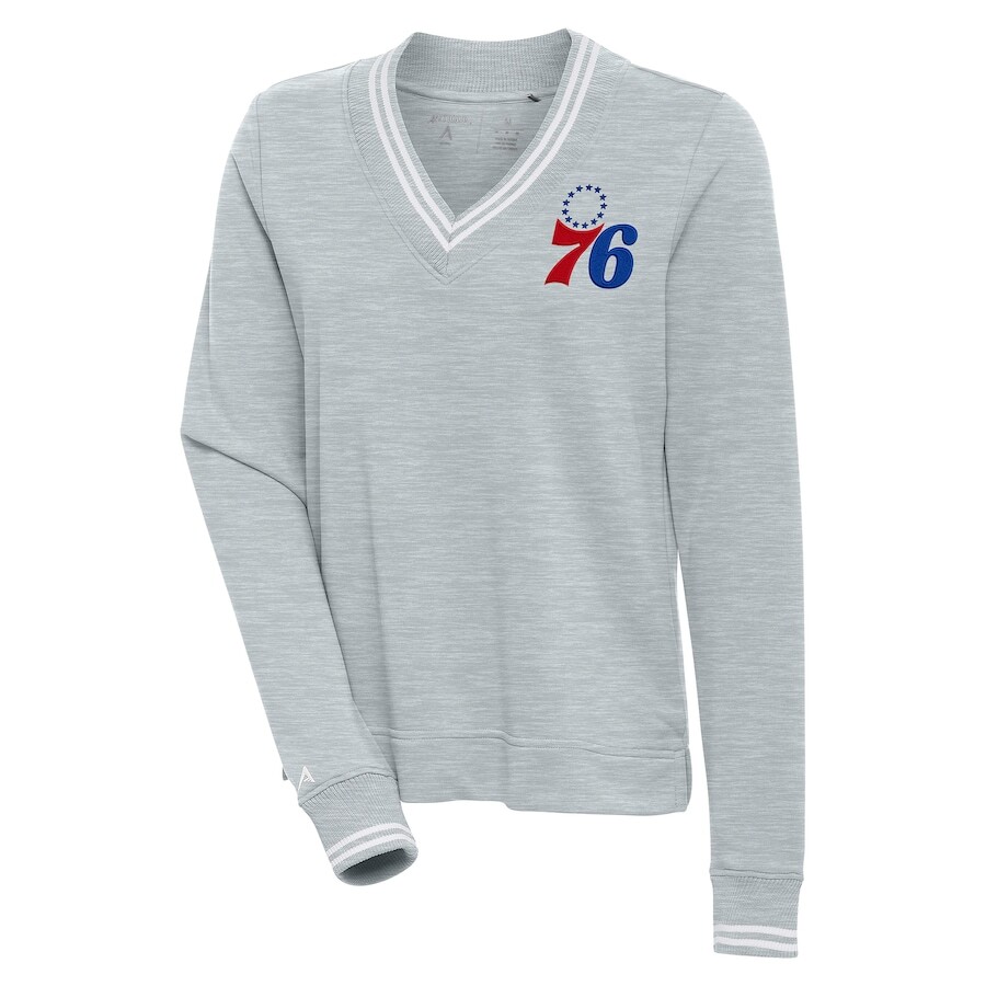 

Толстовка Antigua Philadelphia 76Ers, серый