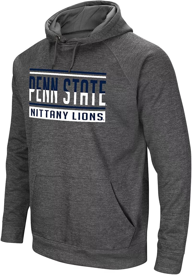 

Colosseum Мужской темно-серый пуловер с капюшоном Penn State Nittany Lions