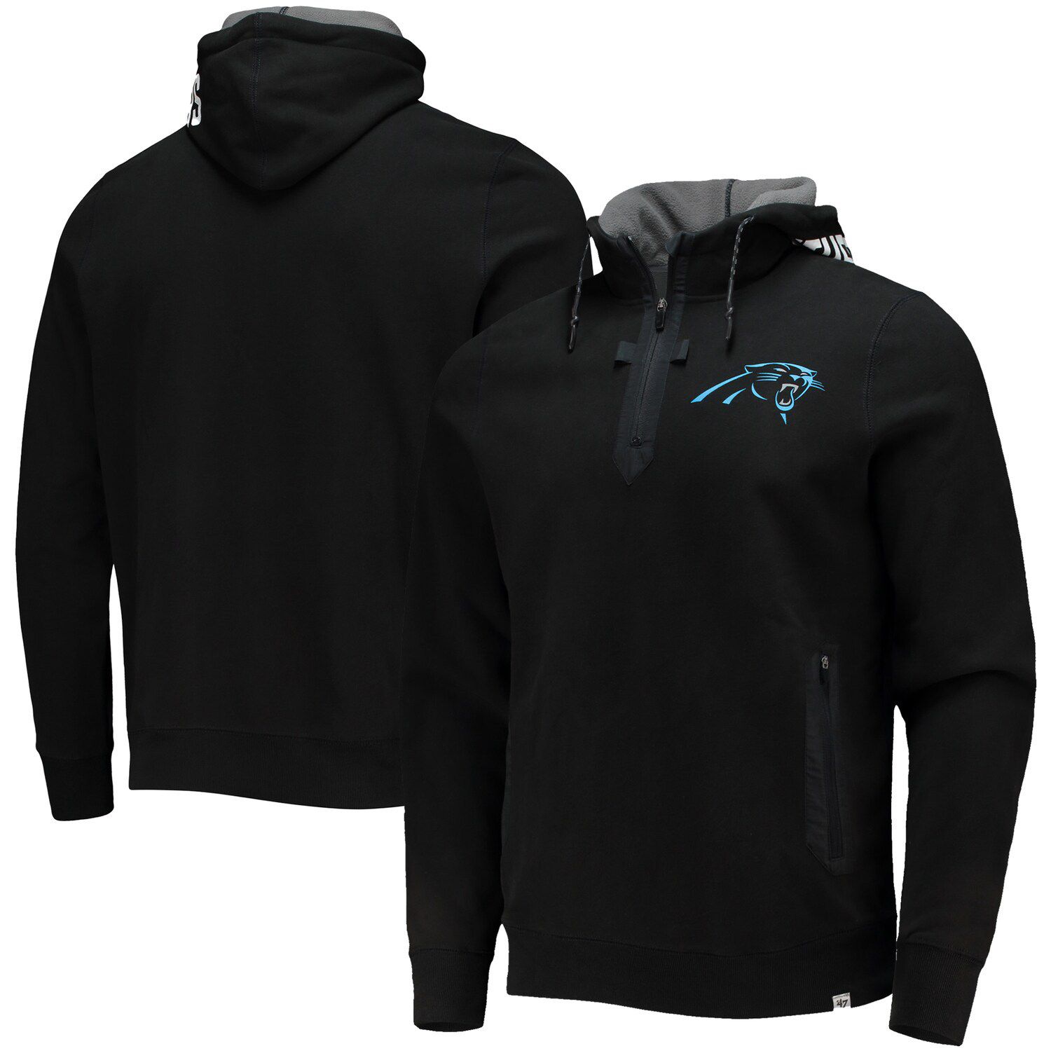 

Мужская толстовка с капюшоном Black Carolina Panthers '47 Complete