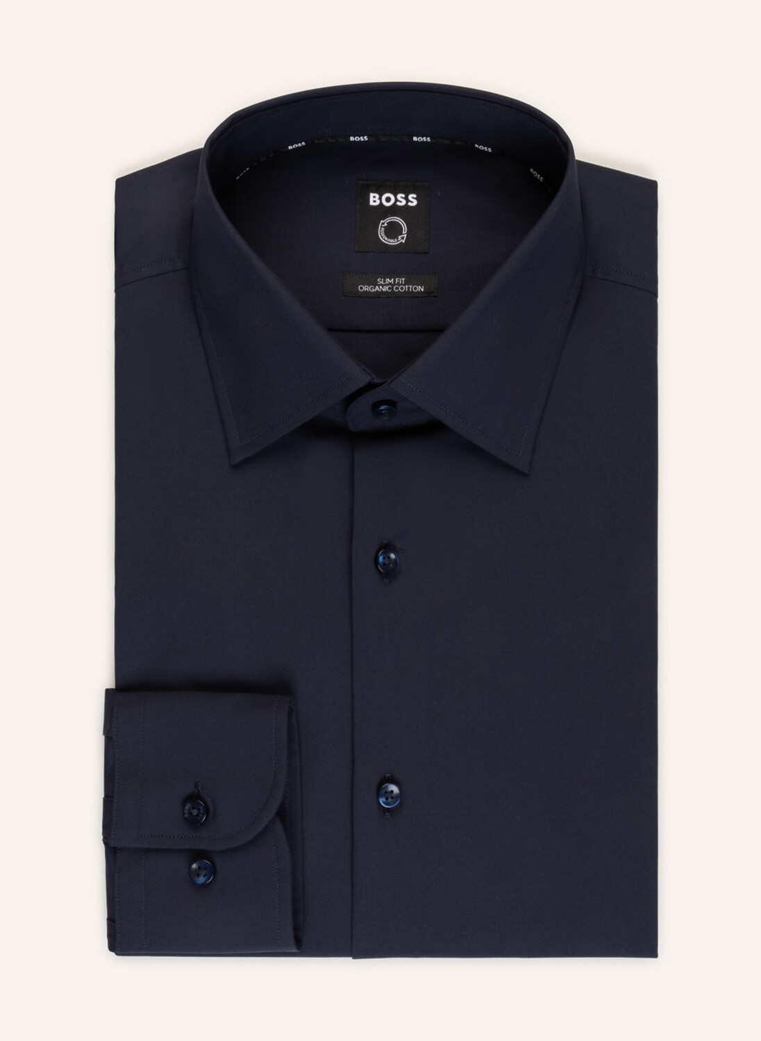 

Рубашка BOSS HANK Slim Fit, темно-синий