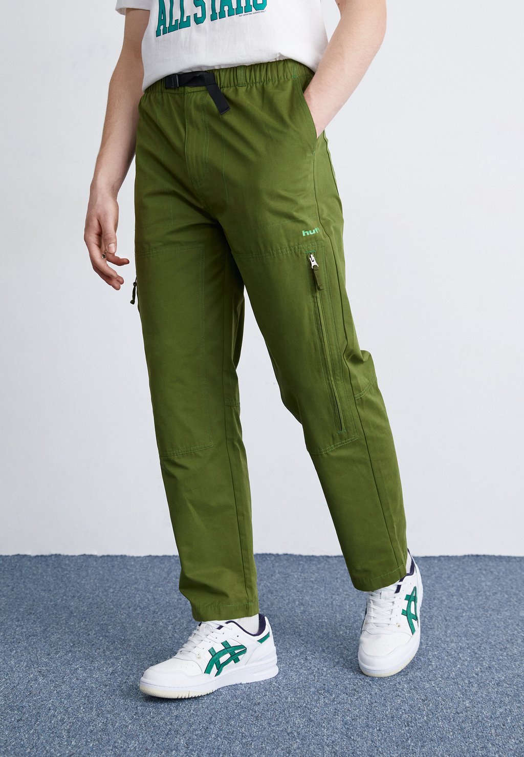 Брюки LOMA TECH PANT HUF, цвет dried herb