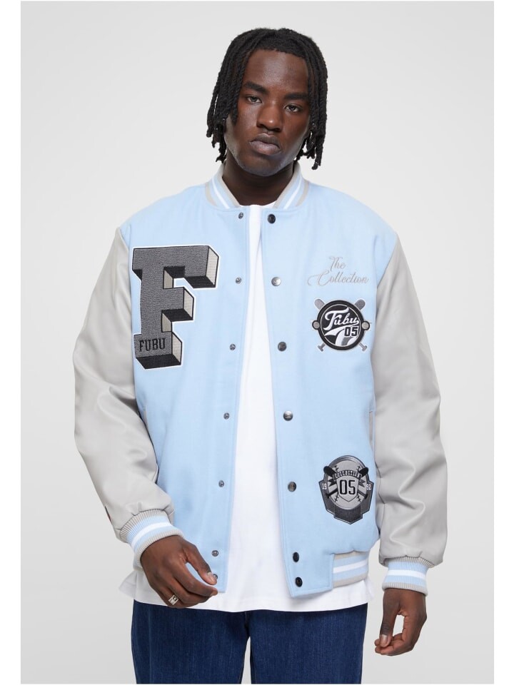 

Демисезонная куртка FUBU, цвет blue/light grey