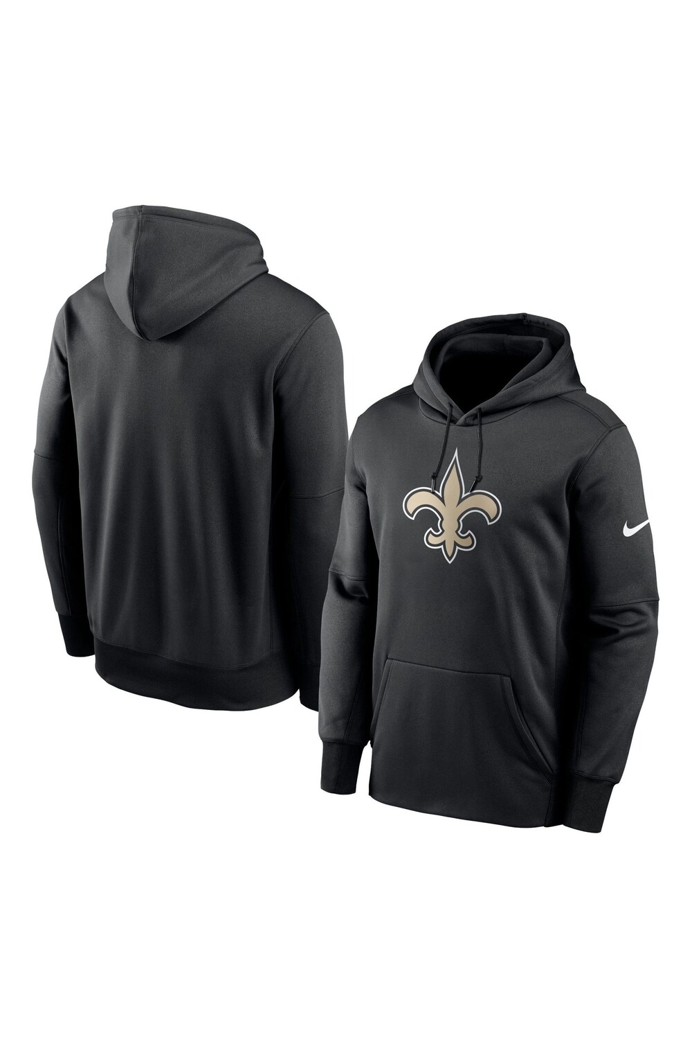 

Худи New Orleans Saints Prime Therma с логотипом Nike Nike, черный