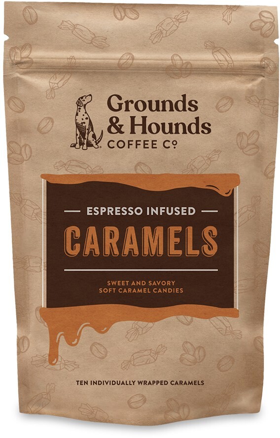 

Карамель, наполненная эспрессо Grounds & Hounds Coffee Co.