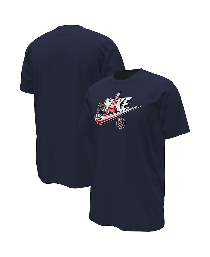 

Мужская темно-синяя футболка Paris Saint-Germain Futura Nike, синий
