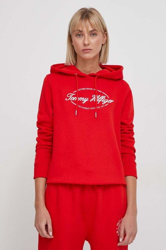 

Хлопковая толстовка Tommy Hilfiger, красный