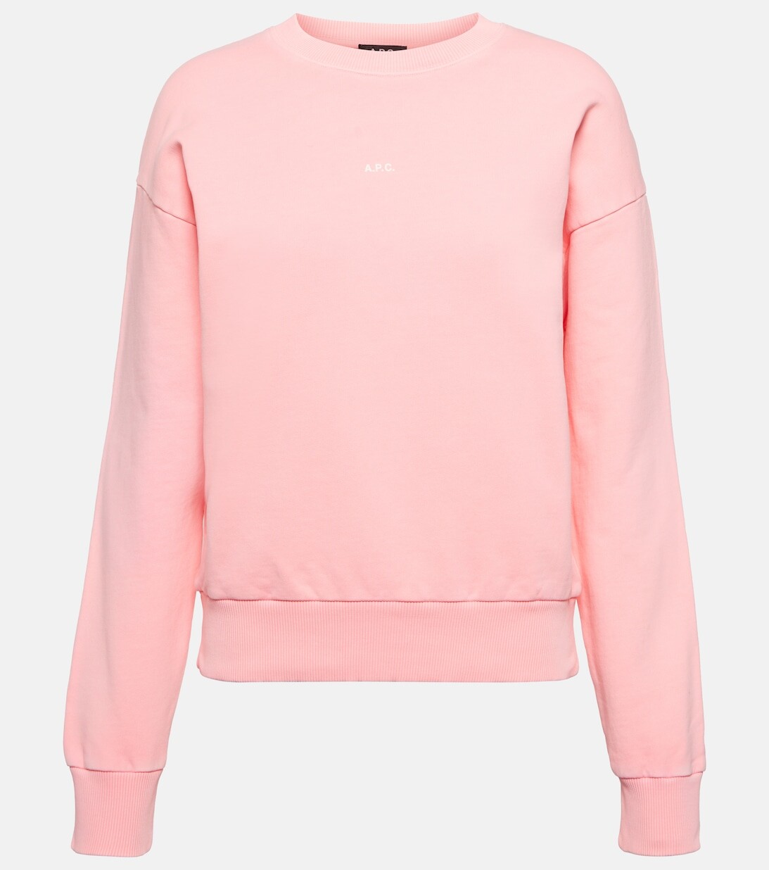 

Толстовка Annie из хлопка A.P.C., розовый
