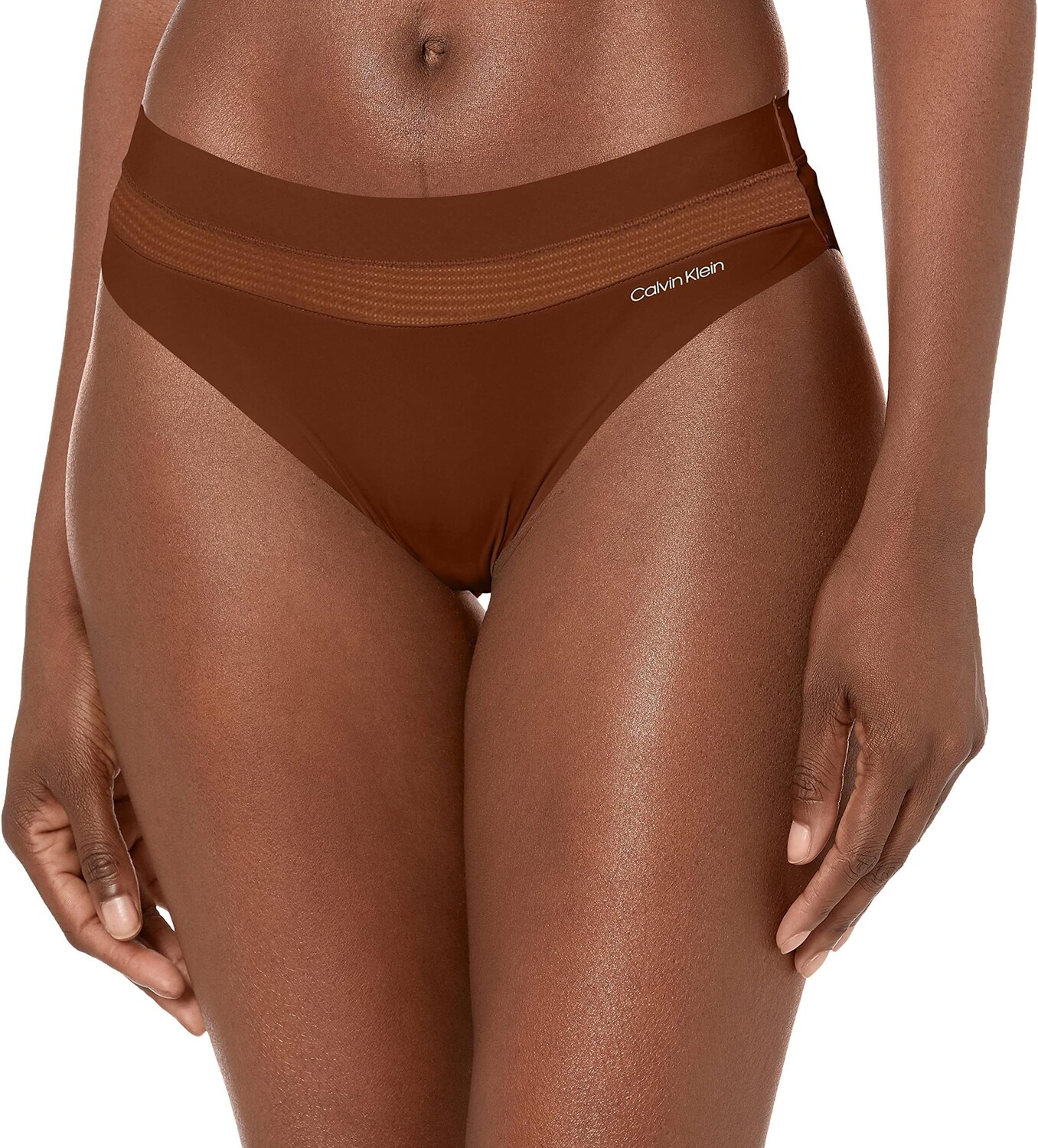 

Женские трусики-бикини идеальной посадки Calvin Klein, цвет Cinnamon