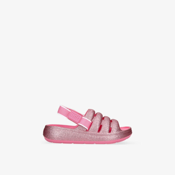 

Резиновые сандалии Sport Yeah с блестками 7–10 лет Ugg, розовый