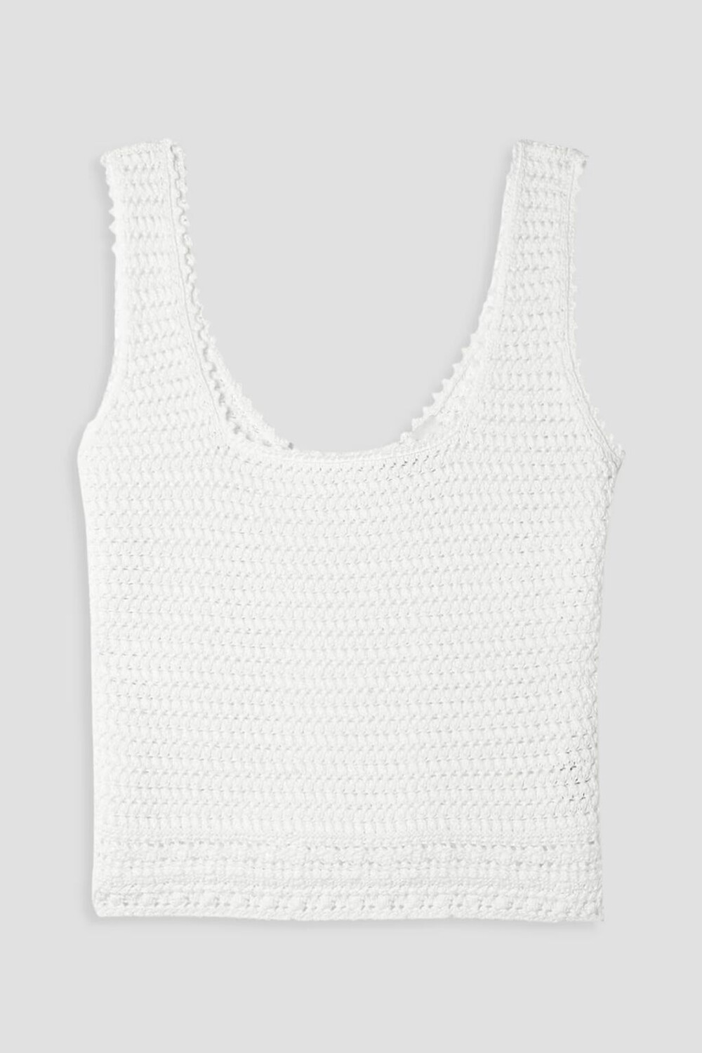 

Майка из хлопка крючком Vince., цвет Off-white